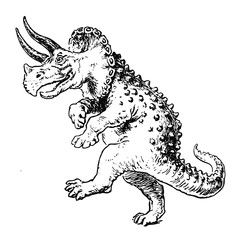 Triceratops - comic style