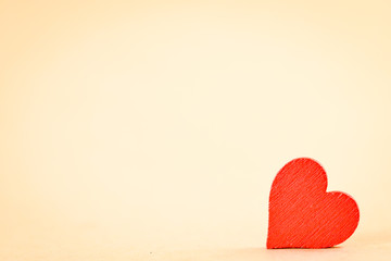 Fototapeta premium Hearts on a light background. Background in the style of Valentine's Day