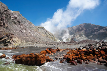 White Island, Neuseelands aktive Vulkaninsel © EvA