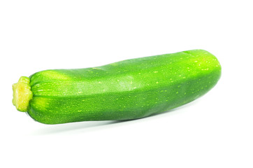 Zucchini or courgettes isolated