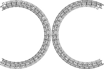 cartoon abc trains border