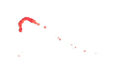 Splash of liquid in motion isolated