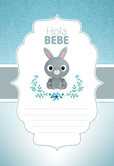 Tarjeta hola bebe © Borja_Bernal