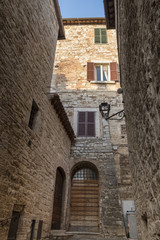 Old street of Todi, Umbria