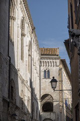 Fototapeta na wymiar The main square of Todi, Umbria