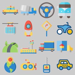 Obraz premium icons set about Transportation . [keywordRandom:3]