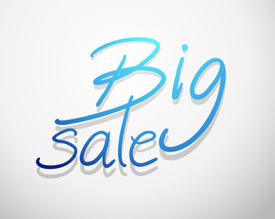 Big sale message