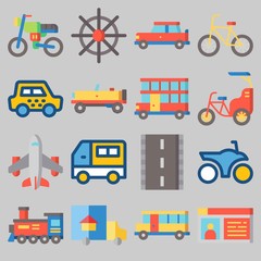 icons set about Transportation . [keywordRandom:3]