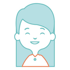 cute and little girl vector illustration design