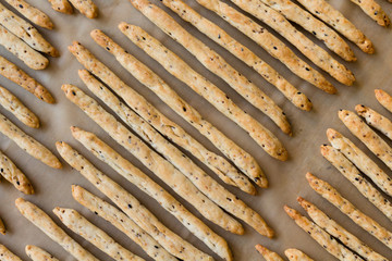 Whole wheat grissini