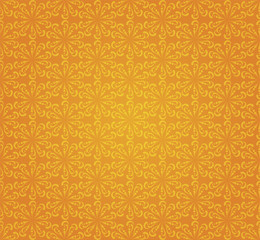 Orange background. Decorative Wallpaper. Vector image