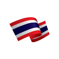 Thailand flag, vector illustration