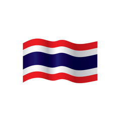 Thailand flag, vector illustration