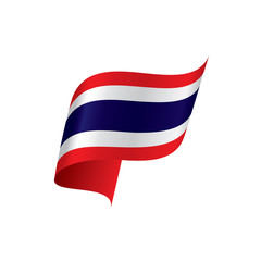 Thailand flag, vector illustration