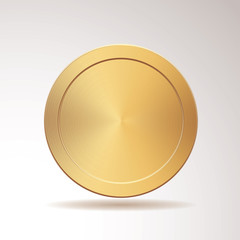 concentric gold coin