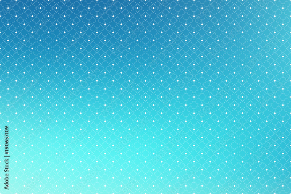 Poster Geometric pattern with connected lines and dots. Graphic background connectivity. Modern stylish polygonal backdrop communication compounds for your design. Lines plexus. Vector illustration.