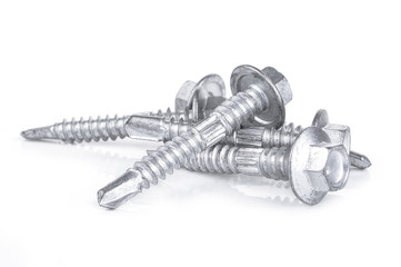 Fototapeta premium Screw isolated on white