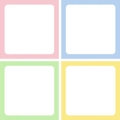 template greeting cards set