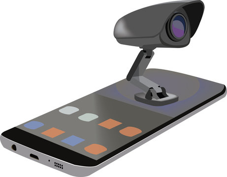 cellulare mobile app. applicazione video sorveglianza