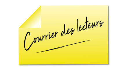 courrier des lecteurs mémo jaune