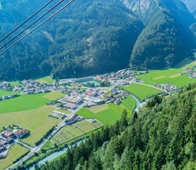 Seilbahn in &Ouml;sterreich Mayrhofen in Zillertal