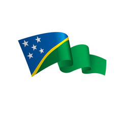Solomon Islands flag, vector illustration