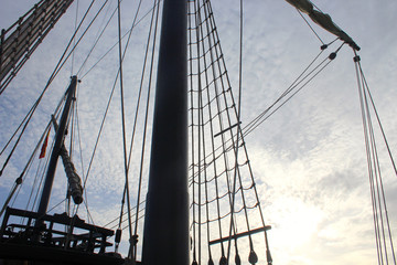 Obraz premium Old ship photo