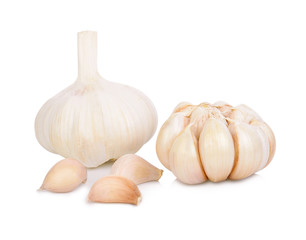 Garlic isolated on white background