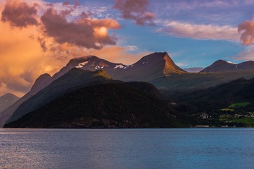 Fototapeta premium Norwegian Fjord Scenery