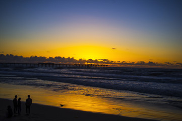 Fototapeta na wymiar Ocean Beach sunset