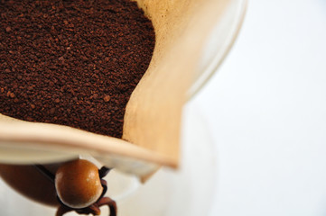 Hot drip coffee