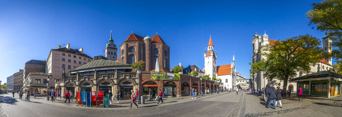 München, Altes Rathaus, Viktualienmarkt 