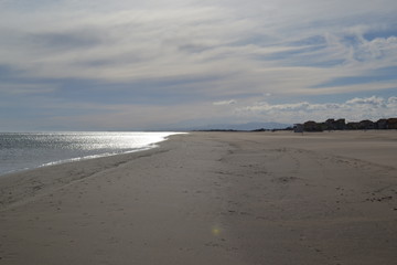 Bord De Mer Ville Sable Ocean