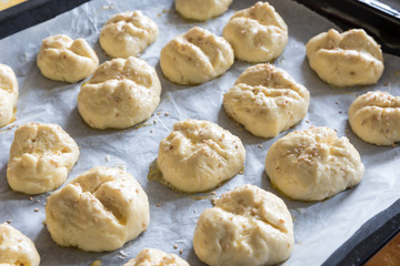 Cook homemade bread