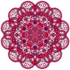 Colourful Mandala Print