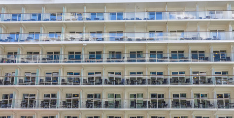 Endless Balconies on Cruise Ship