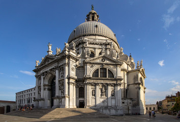 Fototapeta na wymiar Santa Maria della Salute church, Venice