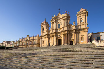 Fototapeta na wymiar Noto Cathedral, Sicily, Italy