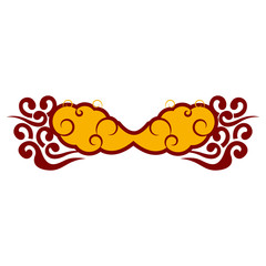 Asian clouds icon