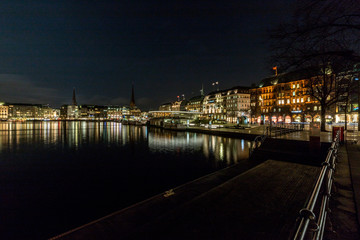 Hamburg am Abend