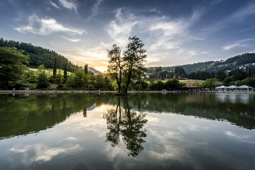 Sunset at Lago Verde