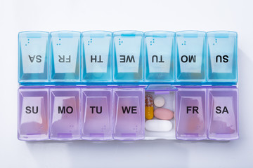 Plastic Weekly Pill Box