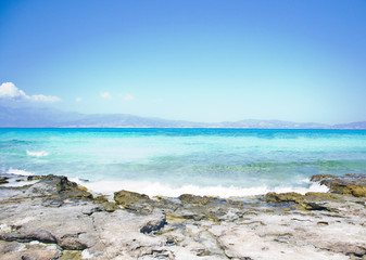 Fototapeta na wymiar Meravigliosa spiaggia dell'isola di Creta - Grecia