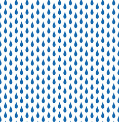 rain bakground with blue drops seamles, stock vector illustration