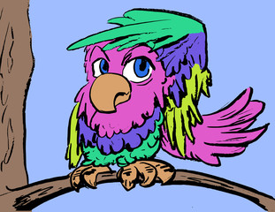 tropische vogel