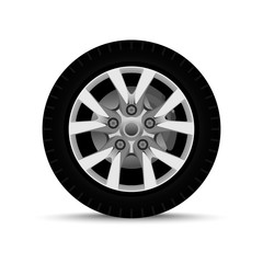 Obraz premium car wheel. tire