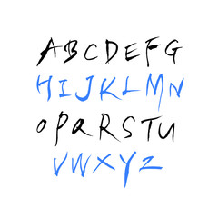 벡터 문자 / 손으로 쓴 글씨체