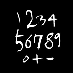 벡터 문자 / 손으로 쓴 글씨체