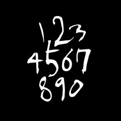 벡터 문자 / 손으로 쓴 글씨체