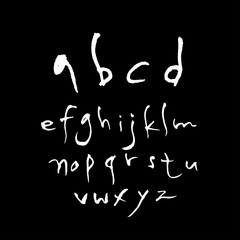 벡터 문자 / 손으로 쓴 글씨체